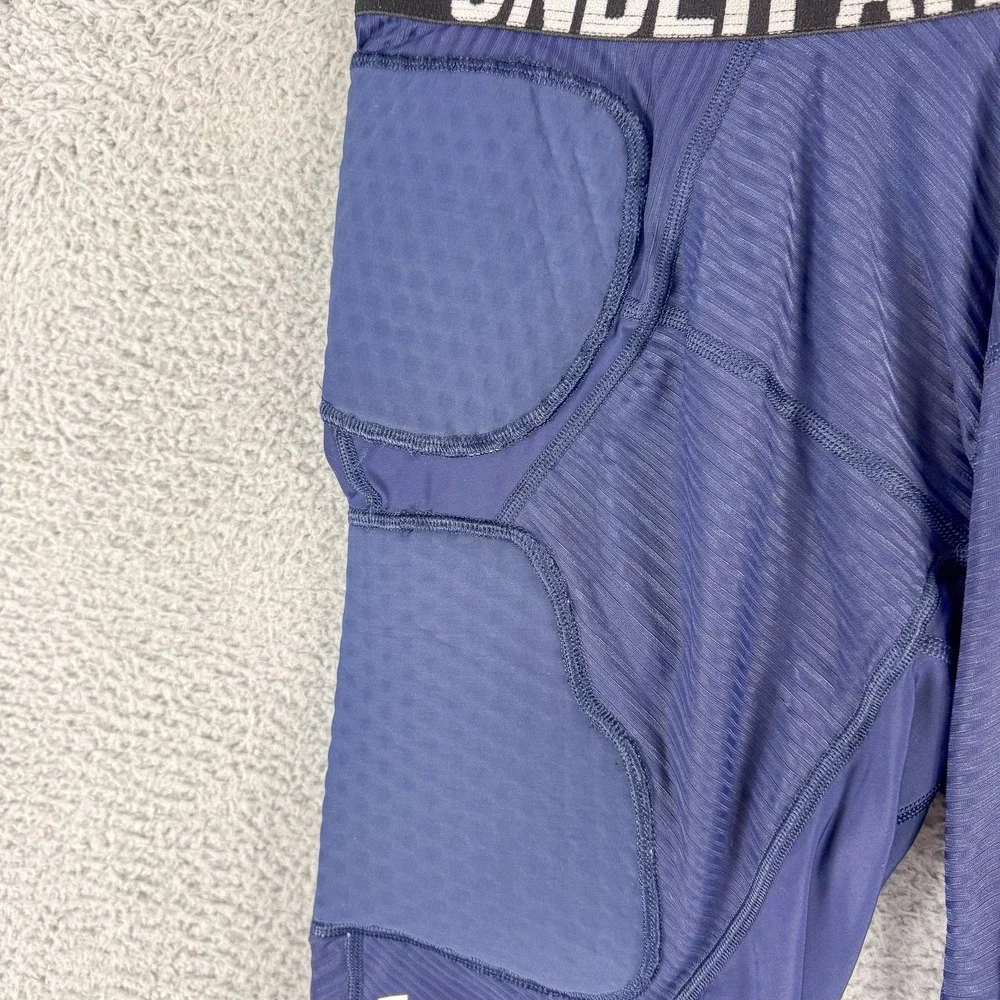 Under Armour MPZ‎ Gameday Armour Shorts Mens XL Blue Compression Padded HeatGear